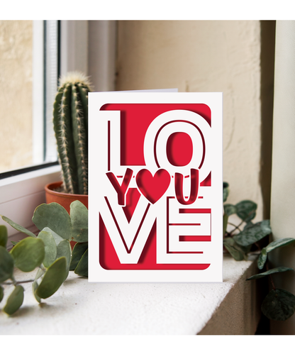 Valentines LOVE I heart you