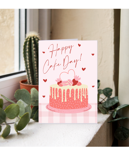 Happy Birthday pink cake day