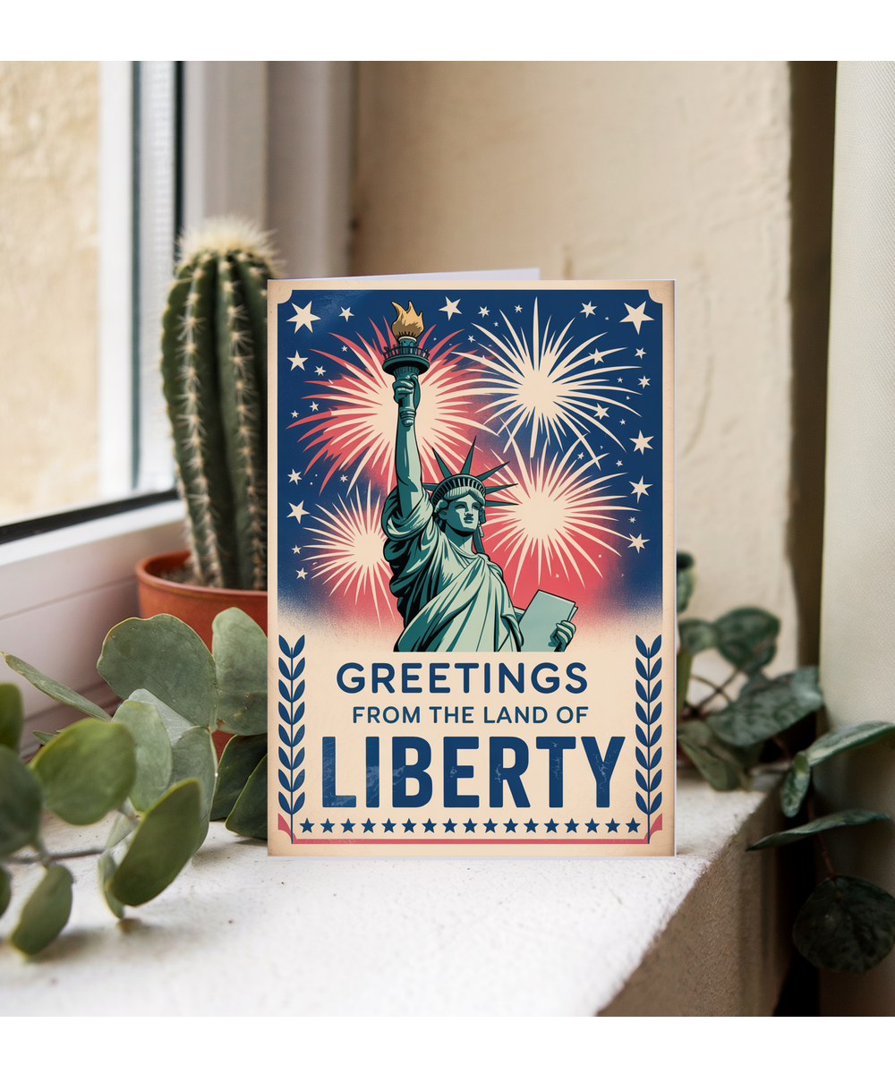 Greetings from the land of liberty firworks