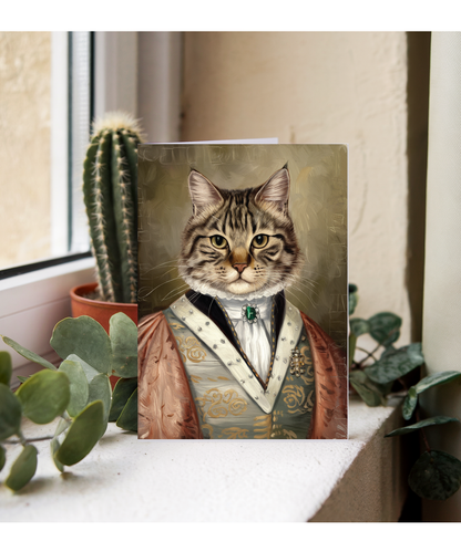 Royal Victorian tabby cat