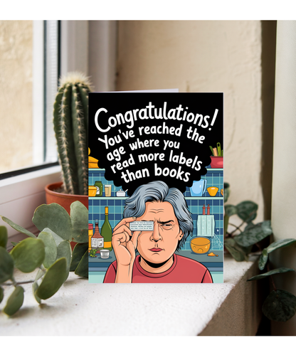 Congratulations Read More Labels Than Books