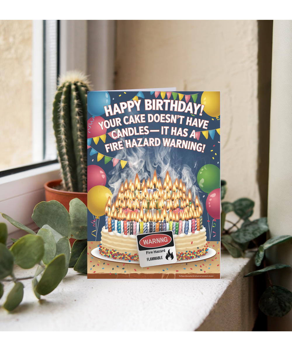 Your cake doesn’t have candles