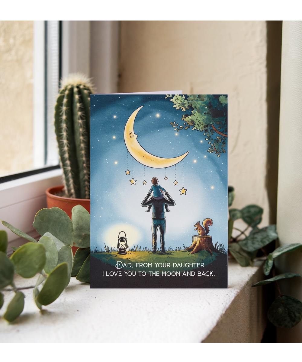 Dad From Your Daughter Moon