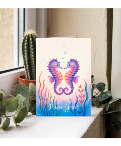 Valentines Seahorses Forever yours