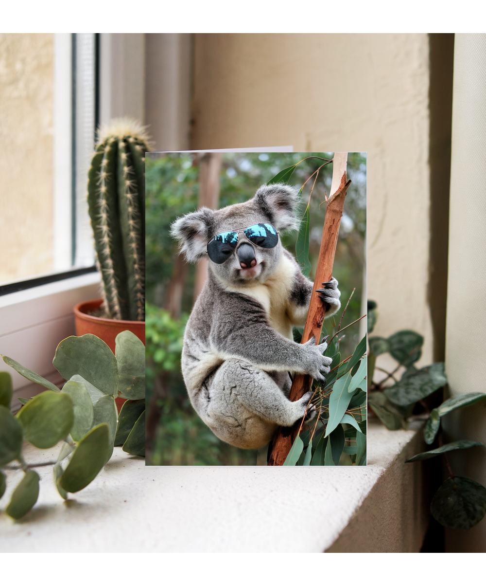 Koala in Aviator Sunglasses