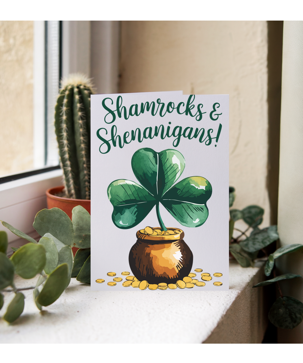 Shamrock shenanigans pot of gold