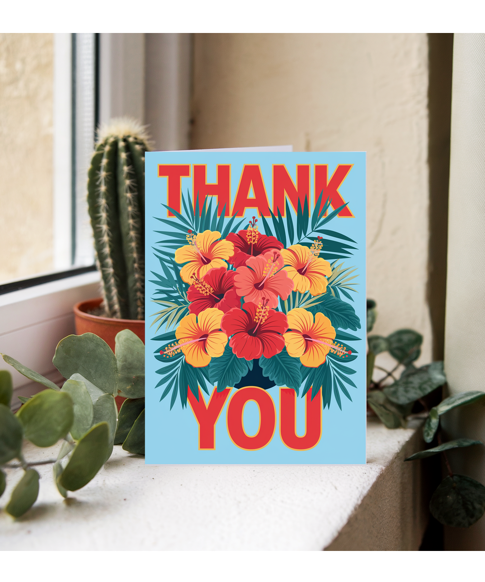 Thank You - Tropical Hibiscus