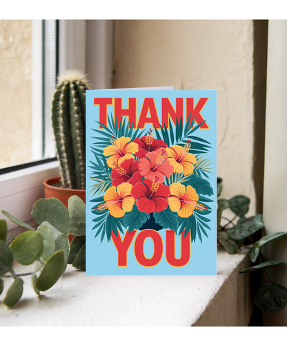 Thank You - Tropical Hibiscus