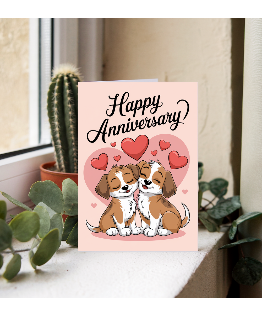 Happy Anniversary - Puppy Couple