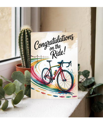 congratulations on the ride