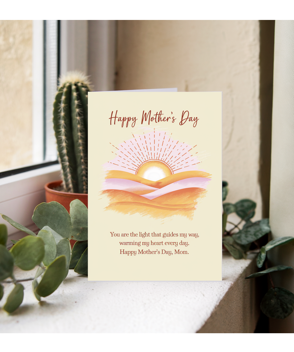 Happy Mother's Day Card traditional warming heart Traditional