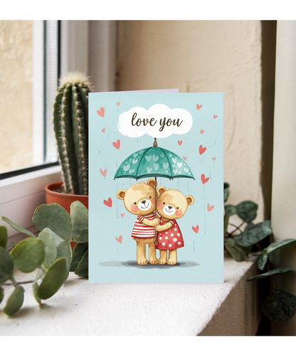 Valentines teddy bears love you