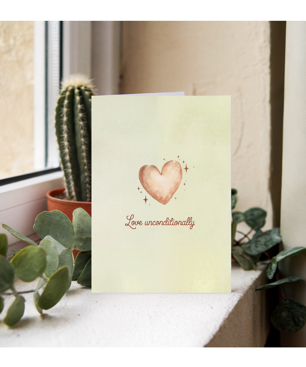 Anniversary Card for husband wife Love Unconditionally