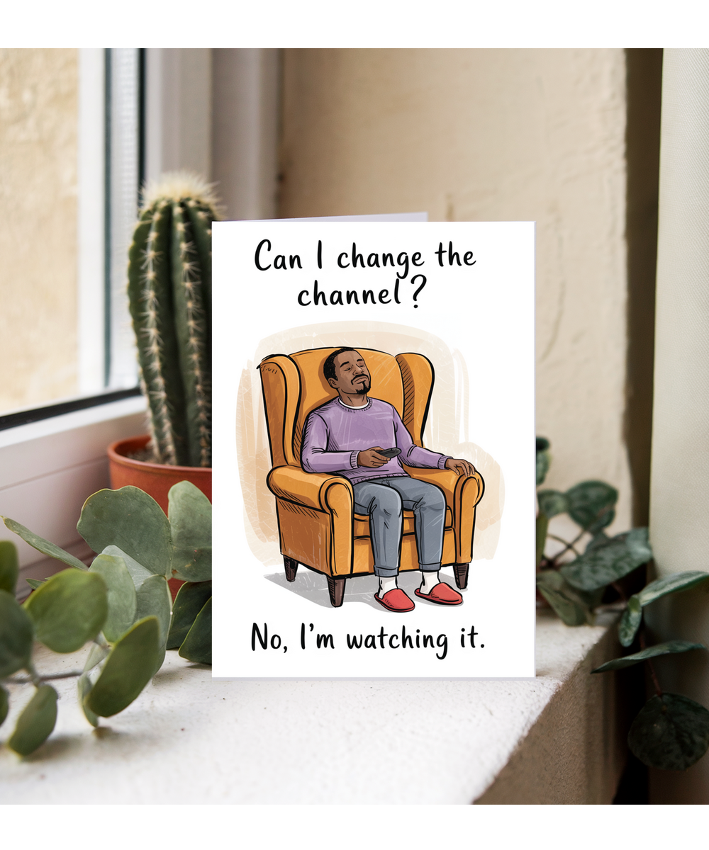 father's day card can I change the channel