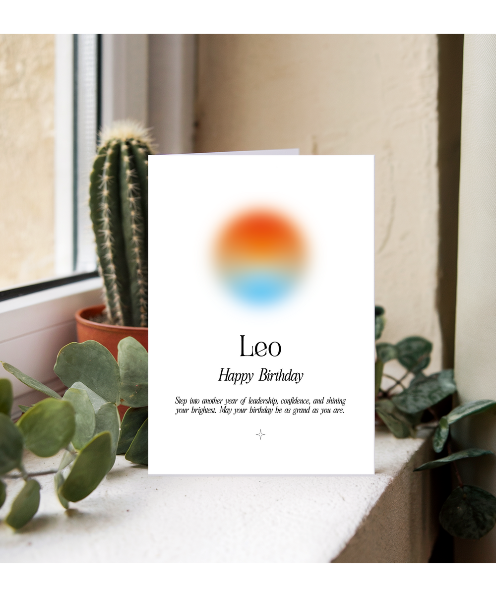 Happy Birthday Leo Star Sign
