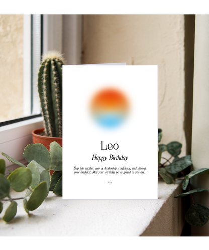 Happy Birthday Leo Star Sign