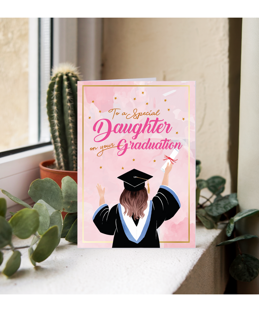 To a Special Daughter on Your Graduation in Watercolour