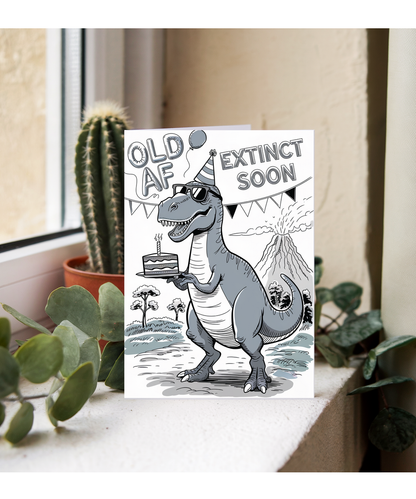 extinct dino you're old af