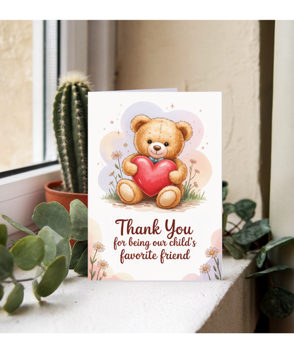 Thank you for being our child favourite friend