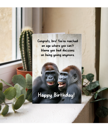Gorilla Happy Birthday bro