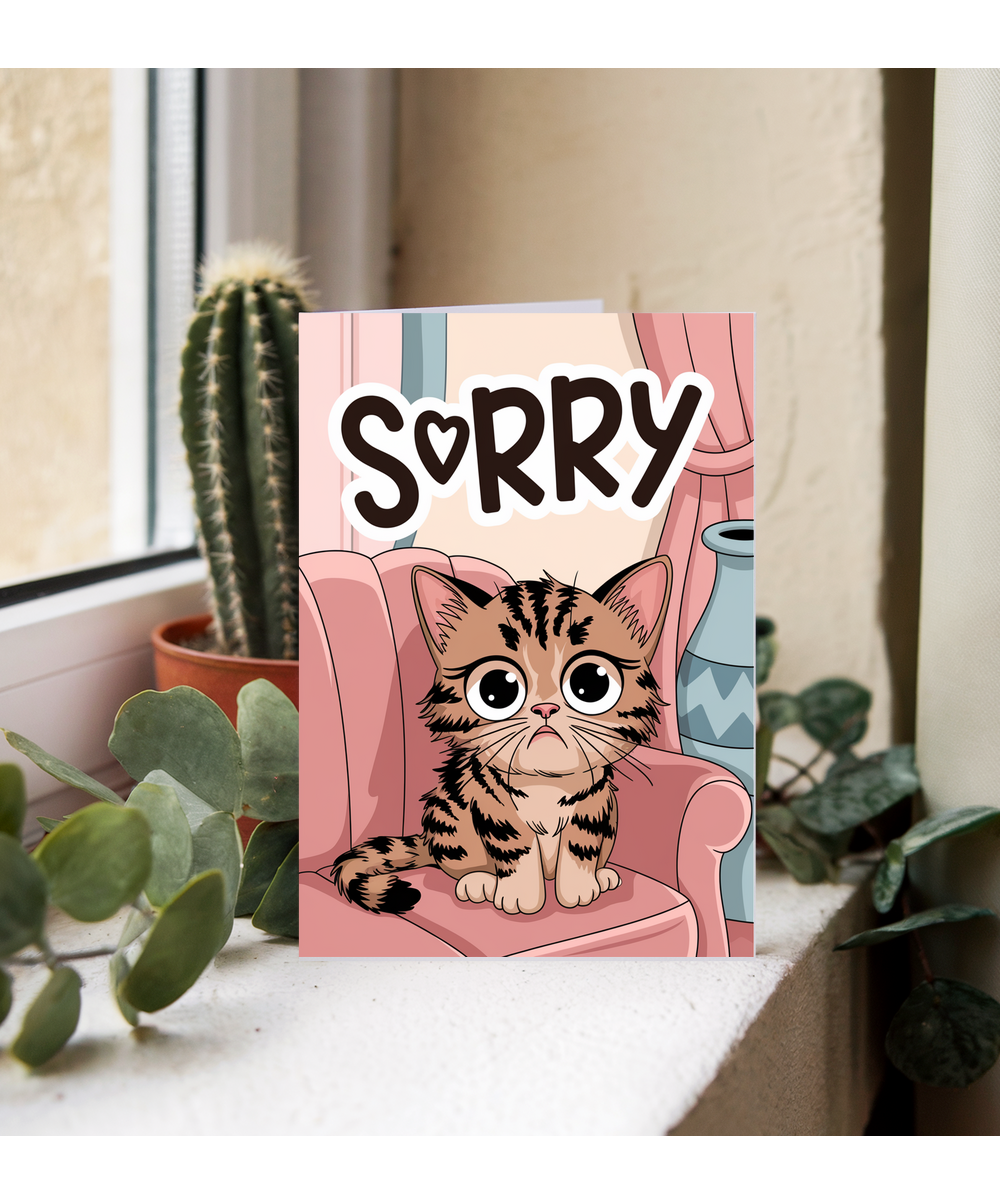 Sorry - Cat with Sad Eyes
