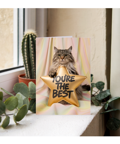 You're the Best with Cat with a Gold Star