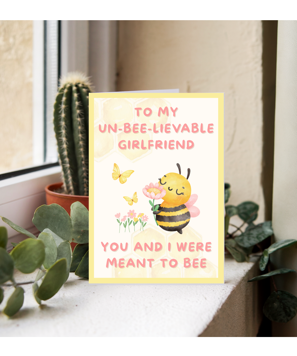to my un-bee-lievable boyfriend, meant to bee