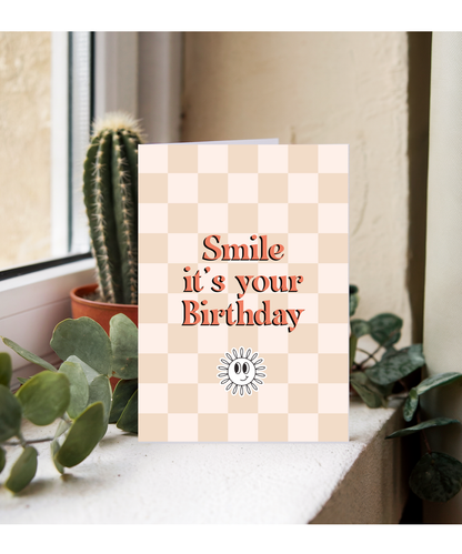 Smile its your Birthday Retro