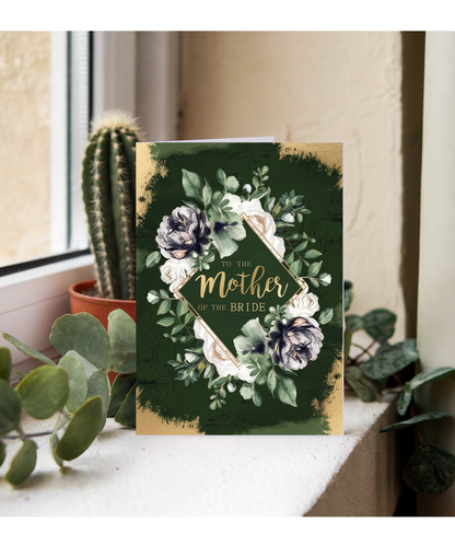 Luxury Botanical Mother Of The Bride Card