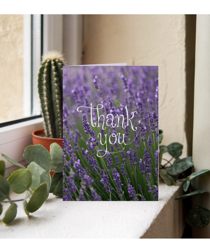 Thank You - Lavender Fields