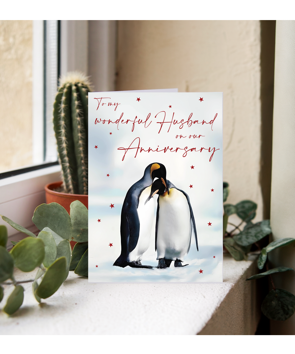 To my wonderful husband penguin