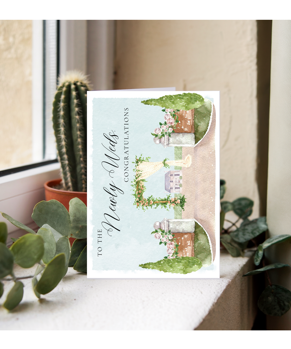 A5 Landscape To the newly weds