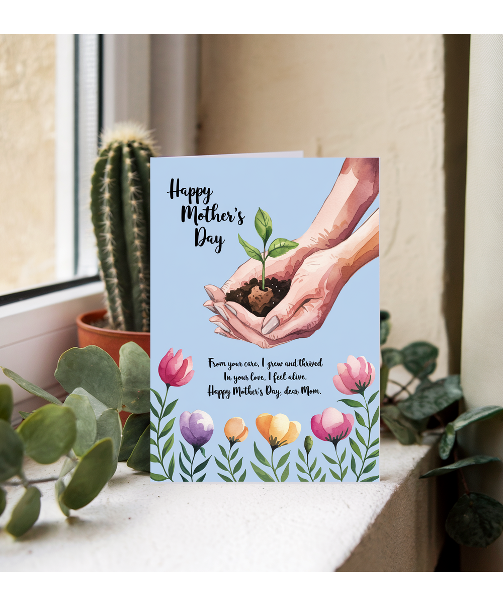 Mother's Day Card In your love Traditional poem