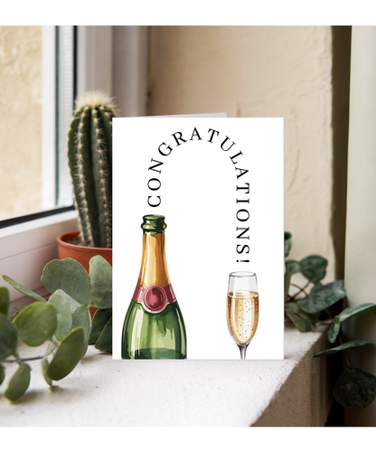Champagne congratulations