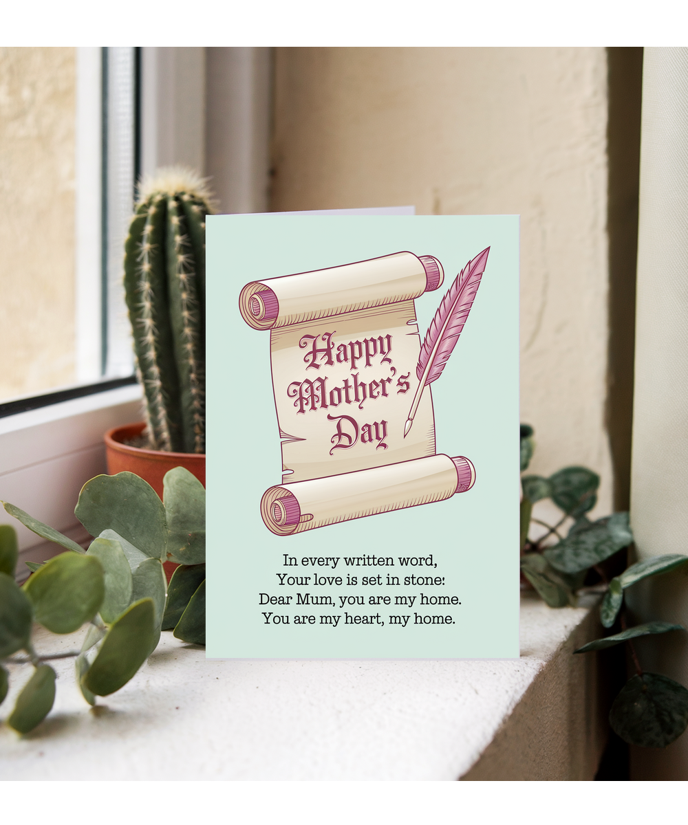 Happy Mother's Day card I love You Traditional poem