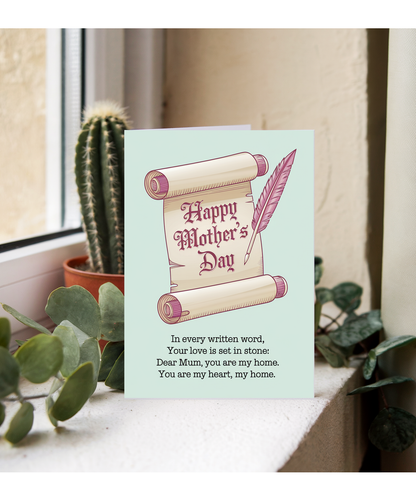 Happy Mother's Day card I love You Traditional poem