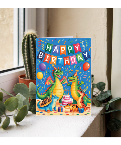Happy birthday dragon and friends