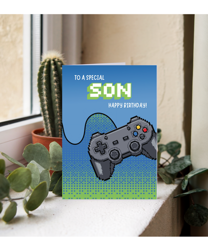 To a special son, happy birthday gaming