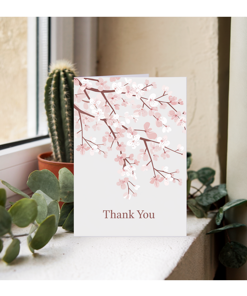 Thank You - Cherry Blossom Branches