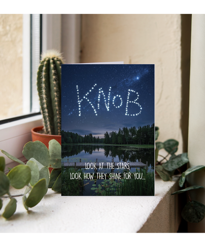 Look at the stars knob