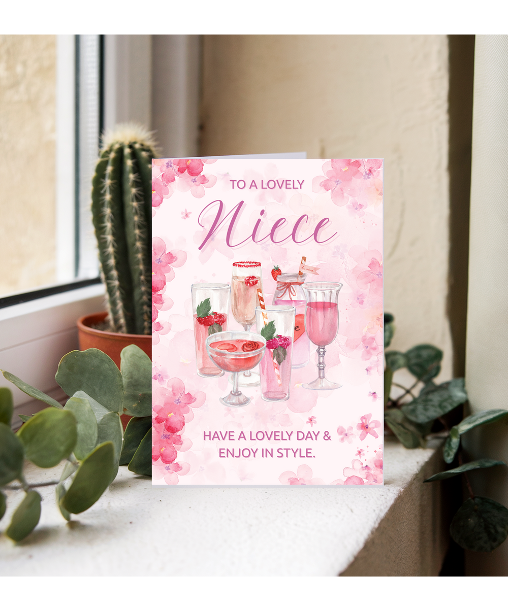 cocktails to a lovely niece Happy birthday