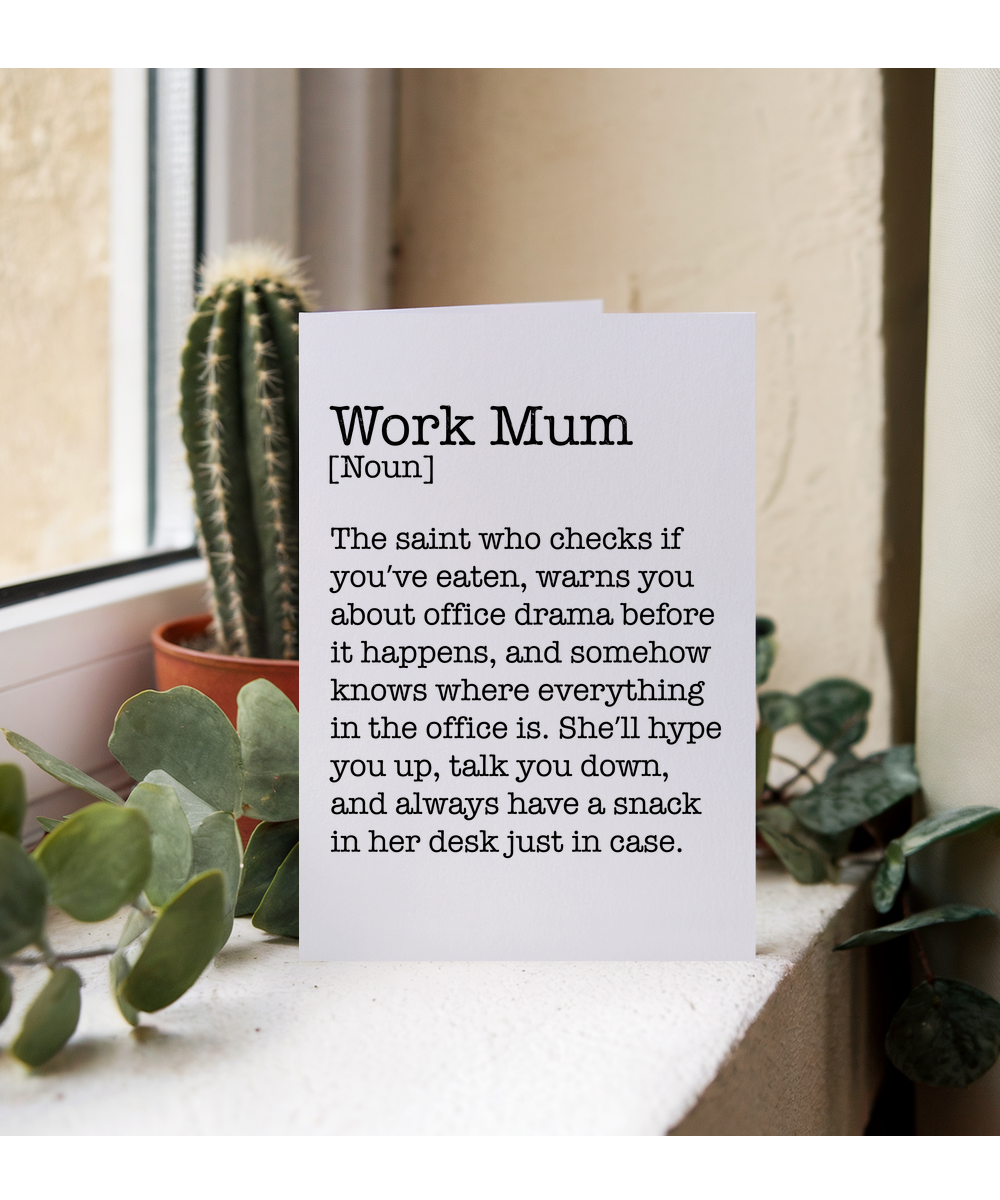 Work Mum Noun