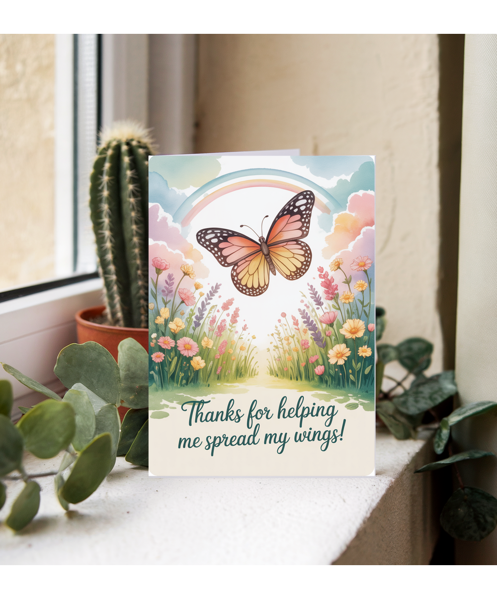 Nursery teacher spread my wings
