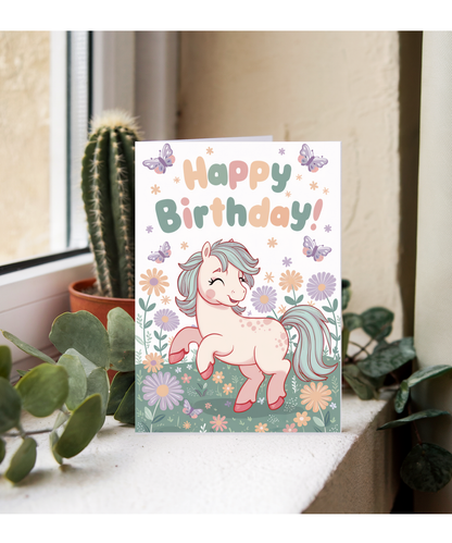 Happy Birthday Pretty Pastel Pony