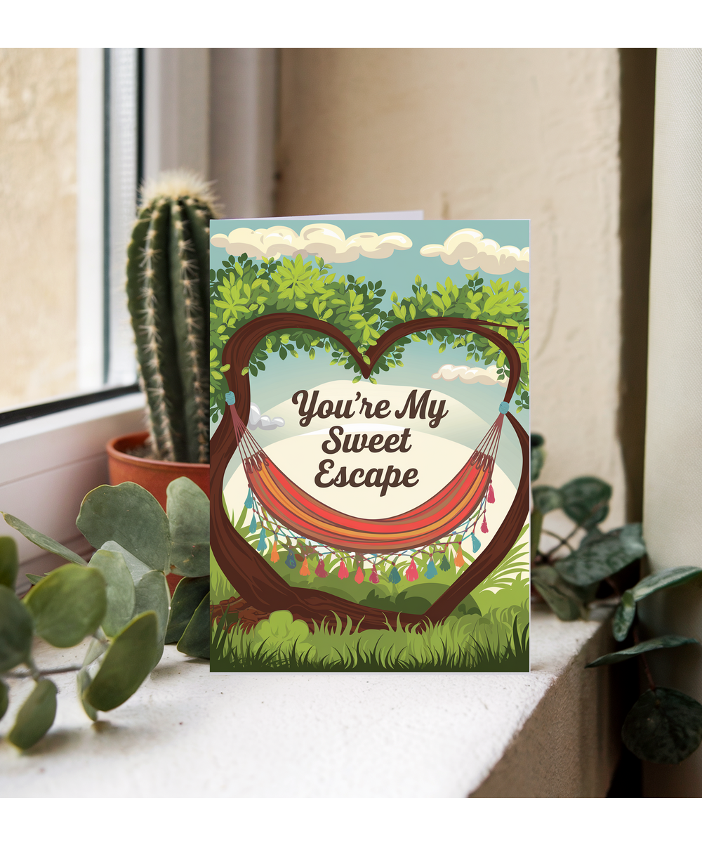 You’re my sweet escape Greeting Card