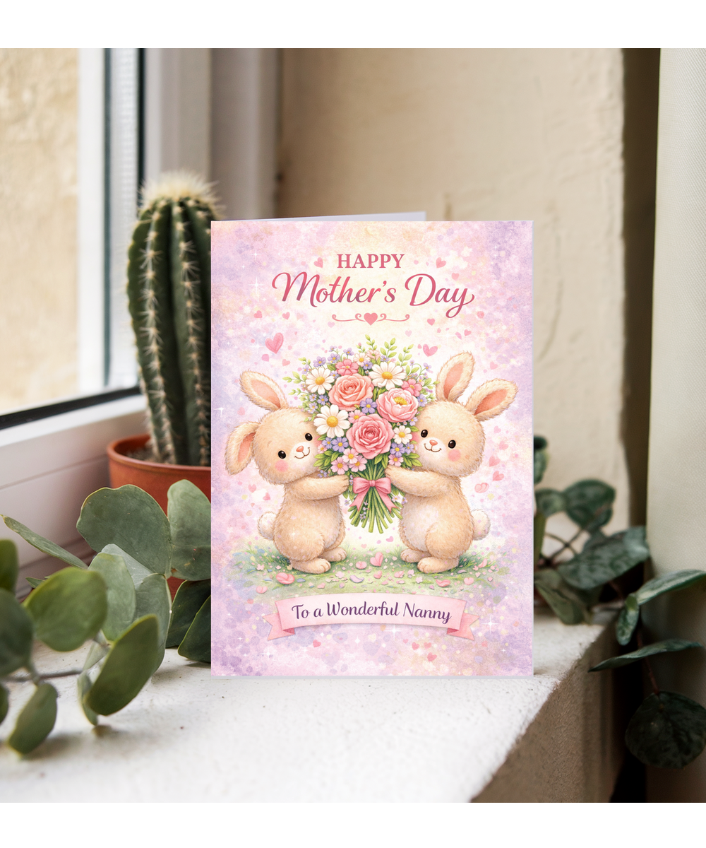Happy Mother's day to a wonderful nanny adorable bunnies