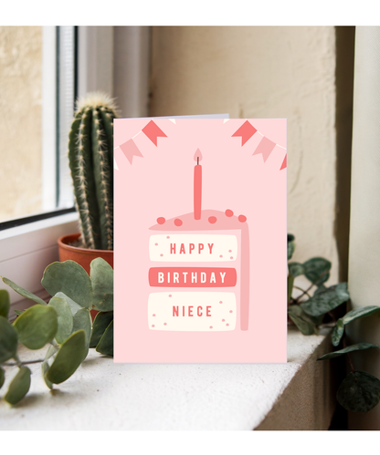 minimalistic girly Happy Birthday Niece