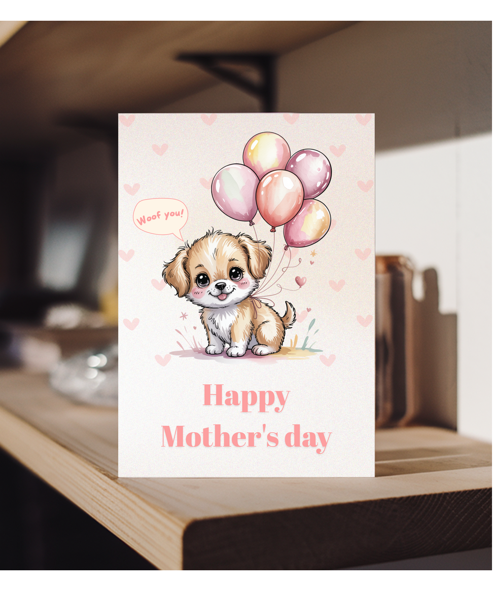 I woof you happy mother's day dog mum
