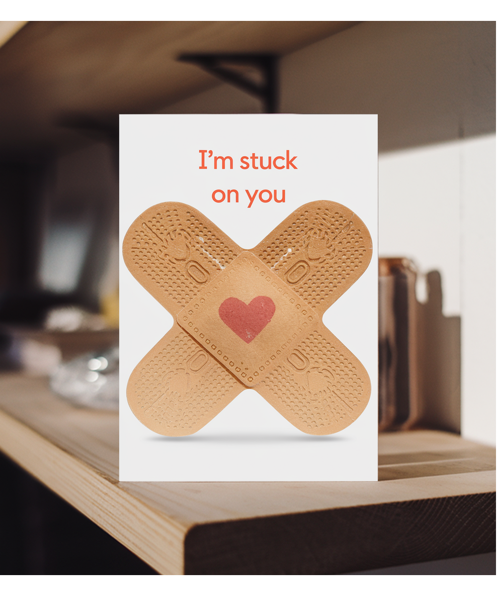 I’m stuck on you Greeting Card