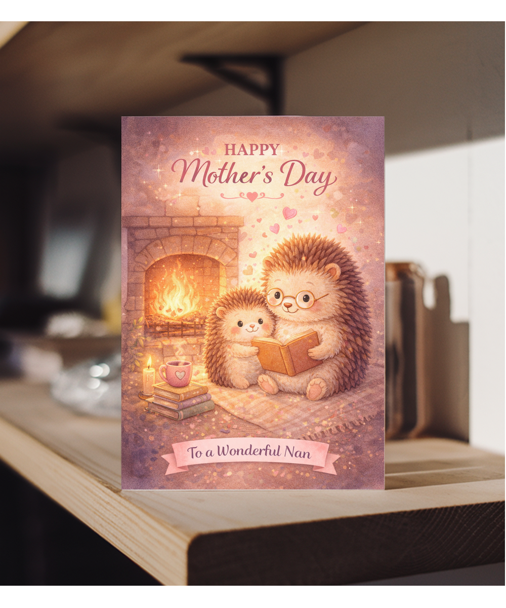 Happy Mother's day to a wonderful nan adorable hedgehog